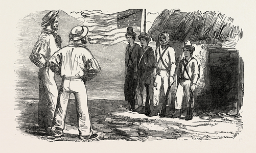Tigre Island, the United States Garrison, 1850