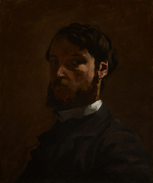 Self portrait, 1867-68 (oil on canvas)