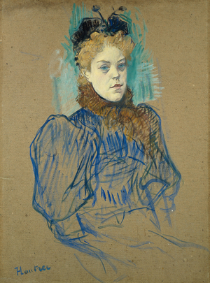 May Milton, 1895 (oil and pastel on cardboard)