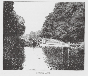 Sonning Lock (litho)