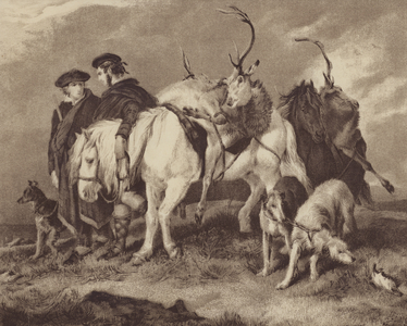 Deer hunting (chromolitho)