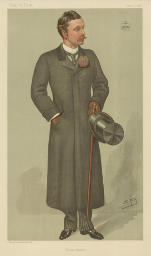 Viscount Curzon (colour litho)