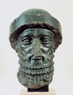 Royal head, perhaps depicting Hammurabi …