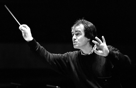 Hans Graf, 1990 (b/w photo)