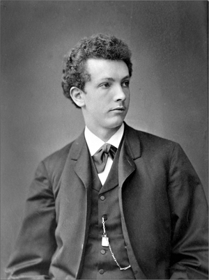 Richard Strauss 1864-1949 Composer Photography by Edgar Hanfstaengl 1842-1910 in Munich 1876-1876 …, 1876 (photo)