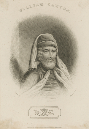 Portrait of William Caxton (engraving)