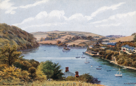Malpas on the Fall (colour litho)