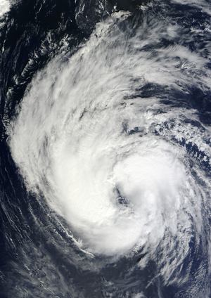 Tropical Storm Leslie in 2012, Natural Colour Satellite Image (photo)