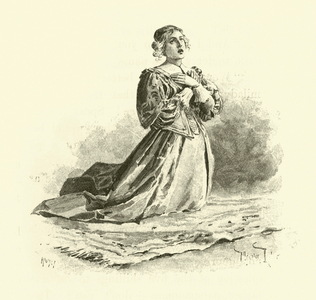 Illustration for The Three Musketeers (engraving)