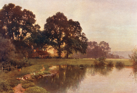 Near Wonersh (colour litho)