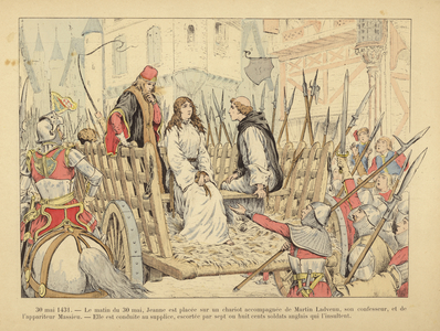 Joan of Arc (colour litho)