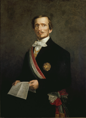 Portrait of Bettino Ricasoli, 1860 (oil on canvas)