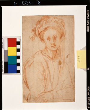 Study for boy with turban (drawing)