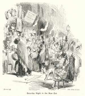 Saturday Night in the New Cut (engraving)