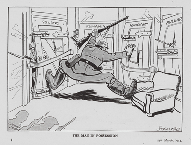 Strube WW2 cartoon (litho)
