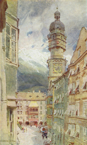 Austria: Innsbruck (colour litho)