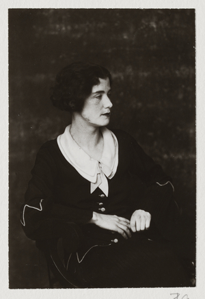 Portrait of Lucia Joyce, printed 1982 (gelatin silver print)