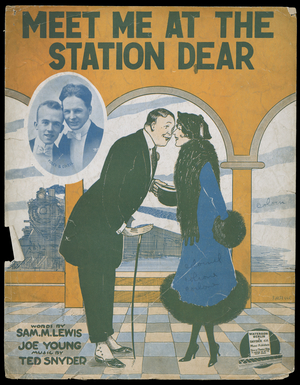 Meet Me at The Station Dear, 1917 (print)