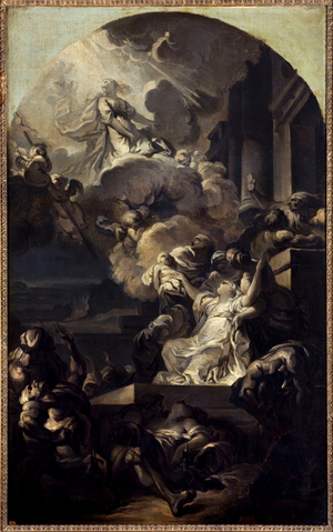 The Miracle of the Ardents, ca. 1767 (oil)