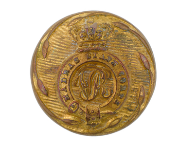 Button, Madras Staff Corps, 1861-1876 (gilt)