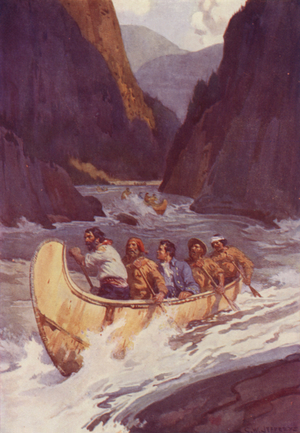 Simon Fraser (colour litho)