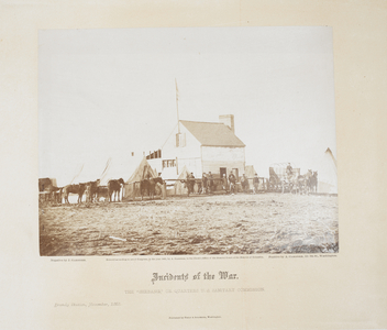 The "Shebang" or quarters U.S. Sanatory Commission (Brandy Station, November 1863)