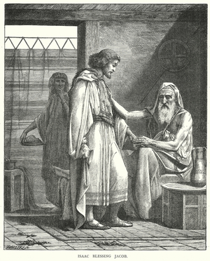 Isaac Blessing Jacob (engraving)