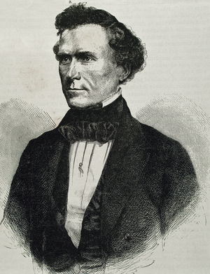 Portrait of Franklin Pierce, 14th President of the United States (engraving)