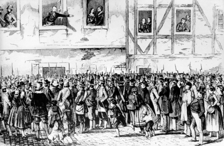19th century - German Revolution 1848 (illustration)