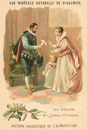 A gift of spices (chromolitho)