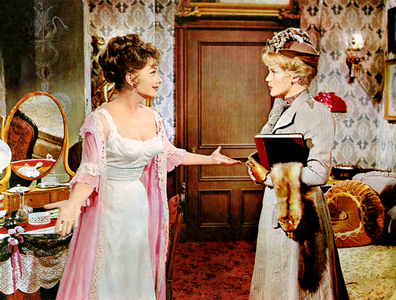 Anne Baxter And Maria Schell, Cimarron 1960 Directed By Anthony Mann