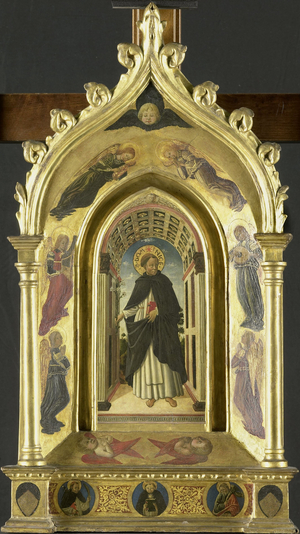 Saint Dominic, 1450 (oil on panel)