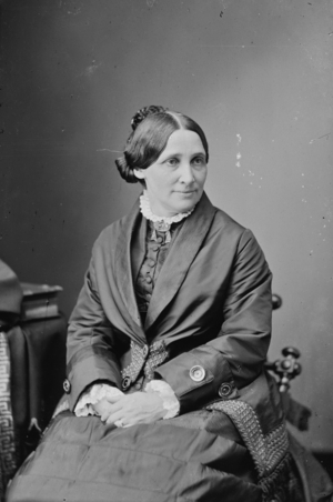 Mrs. Rutherford B. Hayes, 1870-80 (b/w photo)
