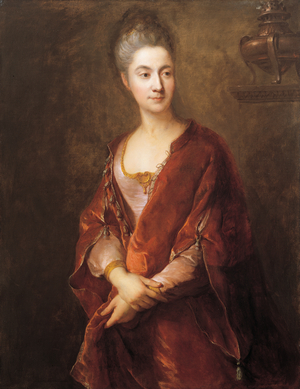 Portrait of the artist's wife Jeanne Cotelle (1642 - 1708), 1704 (oil on canvas)