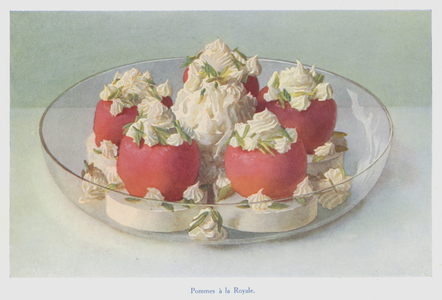 Pommes a la Royale (colour litho)