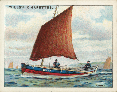 Rigs of Ships: Coble (colour litho)