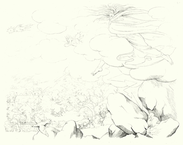 Illustration for Schiller's Lied von der Glocke, or The Song Of The Bell (engraving)