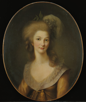 Portrait de Marie-Thérèse-Louise de Savoie-Carignan, princesse de Lamballe, 1779 (oil on canvas)
