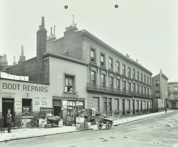 1-11 Phillip Terrace, Westminster LB: front elevations, 1913 (b/w photo)