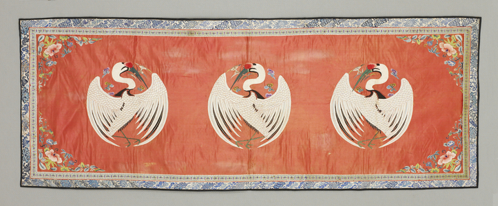 Panel, 19th century (Silk and cotton)