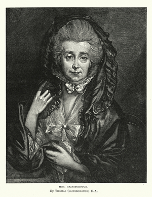 Mrs Gainsborough (litho)
