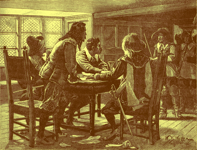 Arrest of the conspirators at the Mermaid
