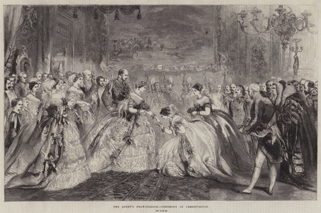 The Queen's Drawingroom, Ceremony of Presentation (engraving)
