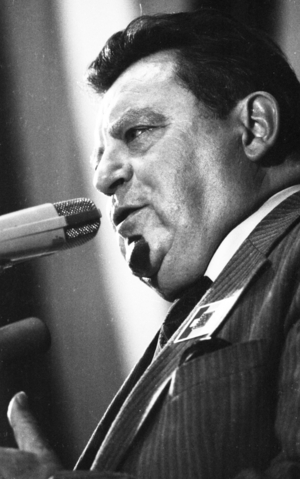 DEU, Germany, Bochum: Bavarian Prime Minister Franz-Josef Strauß at a …, 1979 (photo)