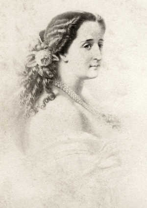 Empress Eugenie, or Eugenie de Montijo, Wife of Napoleon III, Portrait, c.1870