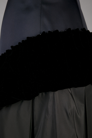 Evening dress, Pouff, 1952 (detail view of right side of skirt), Silk taffeta, silk velvet, silk satin, Charles James, U.S.A.