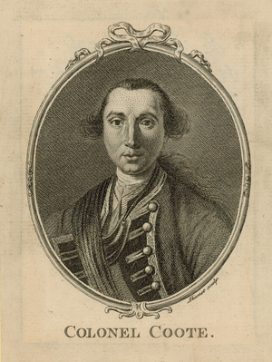 Portrait of Sir Eyre Coote (engraving)