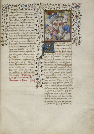 The building of Alexandria