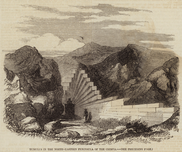 Tumulus in the North-Eastern Peninsula of the Crimea (engraving)