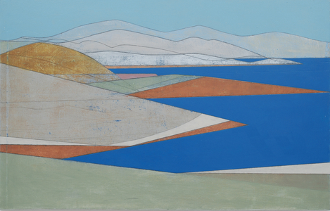 Attica Headlands 3, 2011 (acrylic on hardboard) 
